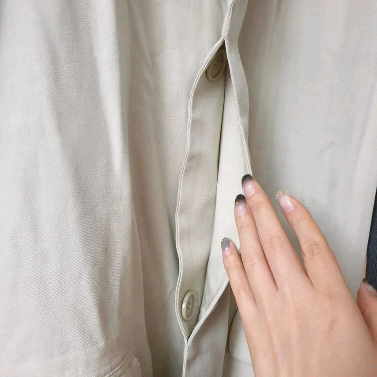 ZUCCA 주카 친환경 리오셀 니트블록 롱자켓 이미지