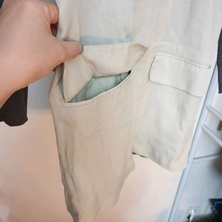 ZUCCA 주카 친환경 리오셀 니트블록 롱자켓 이미지