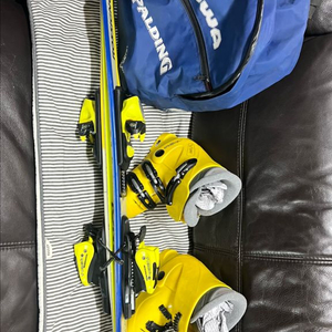 Rossignol ㅈ스키 세트 판매합니다- 스키 플레이트 100cmAlpina 스키 부츠 200, 부츠 가방, 스키