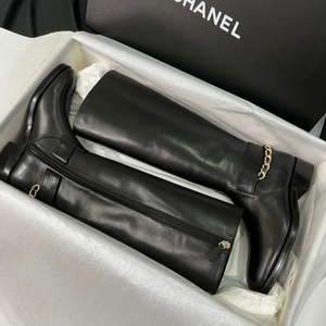 샤넬 체인 cc 롱부츠 36사이즈