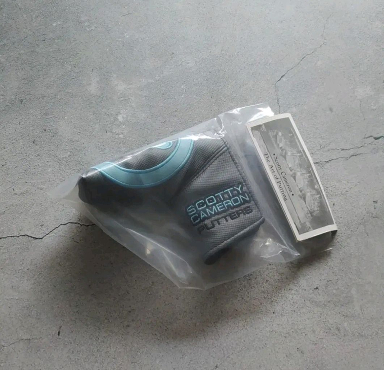 블레이드(일자)전용 써클티 스카이블루 퍼터 커버 골프 스카티 카메론--4