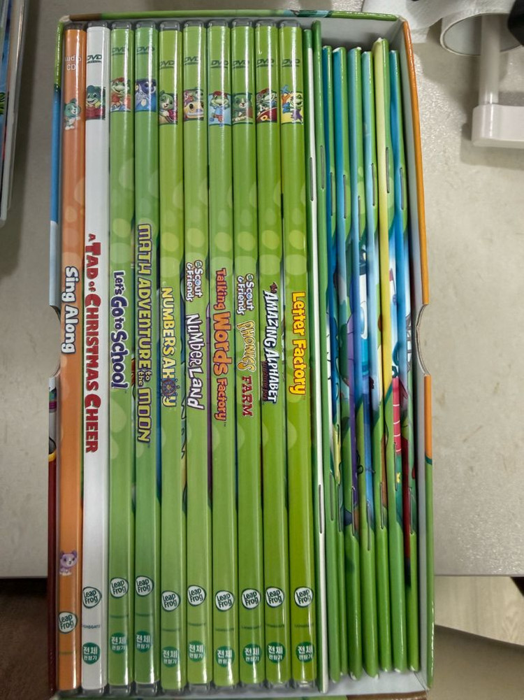 립프로그 Leap Frog Learning Collection 19 DVD+CD 세트 이미지
