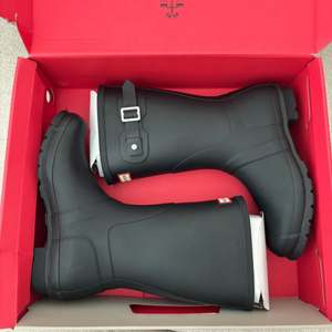 헌터 오리지널 우먼 숏 레인부츠 장화