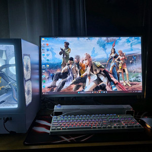 게이밍 컴퓨터 풀셋트 이미지