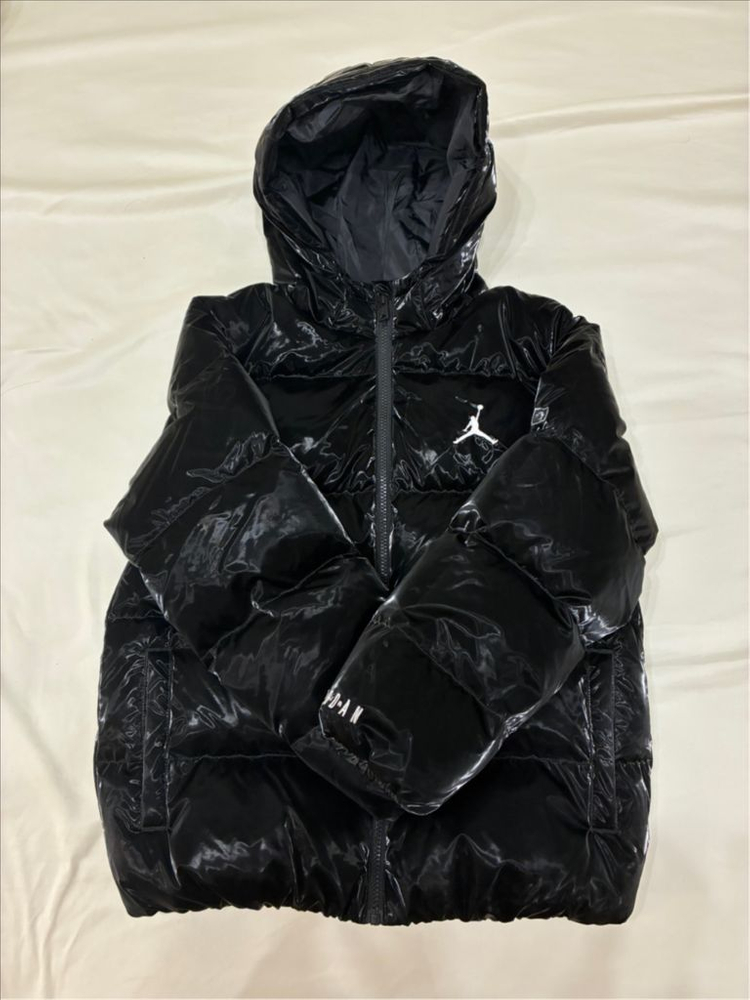 조던 블랙 유광패딩 s--2