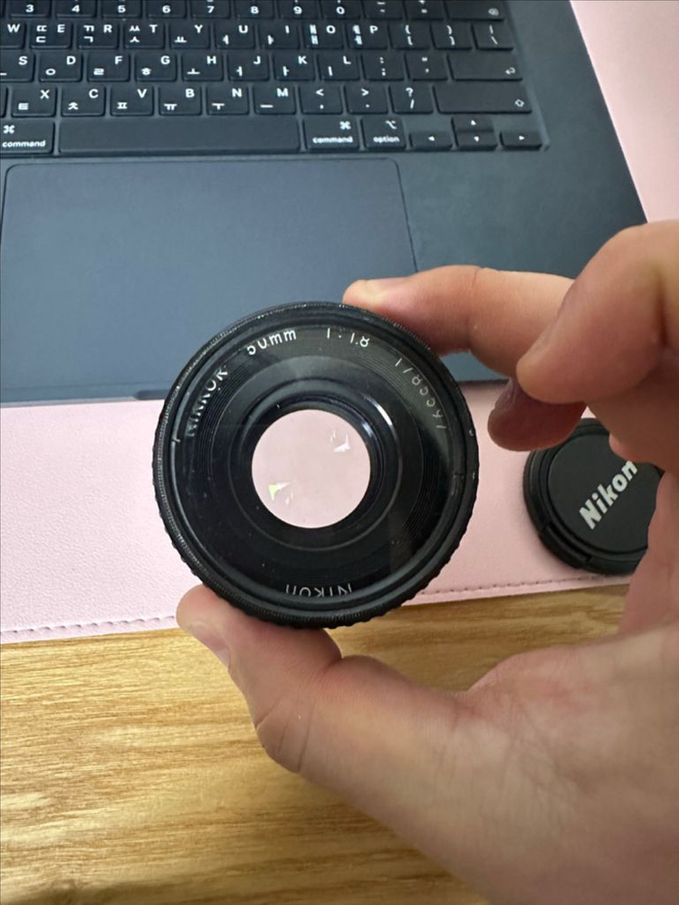 니콘 Nikkor 50mm f1.8 올드렌즈--1
