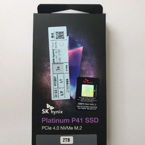 [미개봉 국내정발]sk하이닉스 ssd p41 gen4 2tb 팝니다~