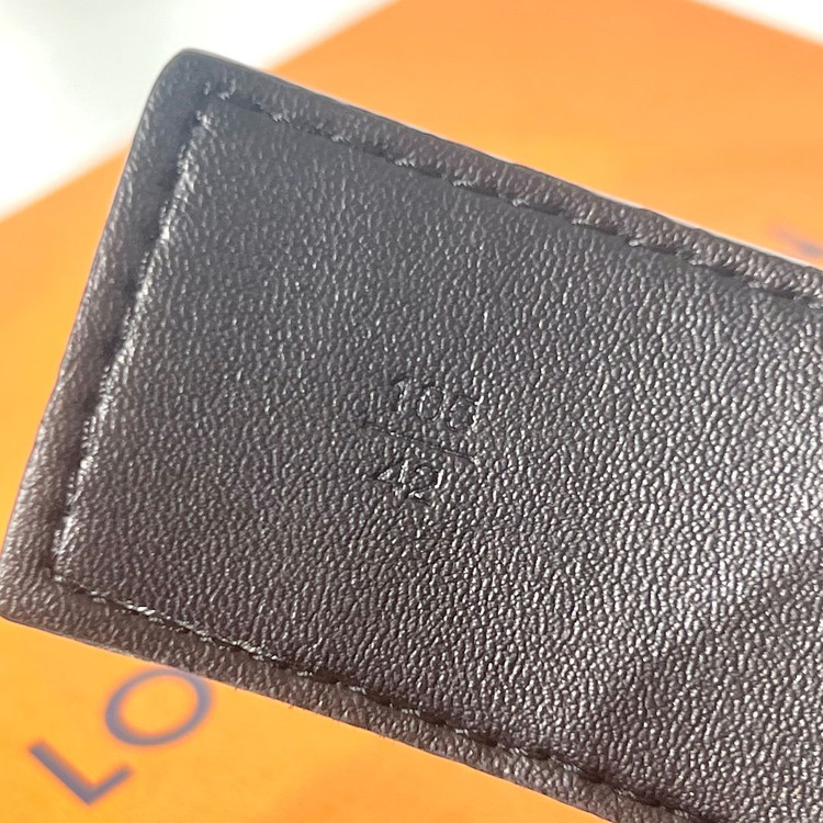 [정품] 루이비통 LV 이니셜 리버서블 벨트 블랙--4