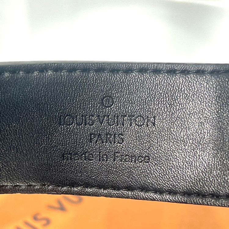 [정품] 루이비통 LV 이니셜 리버서블 벨트 블랙--5