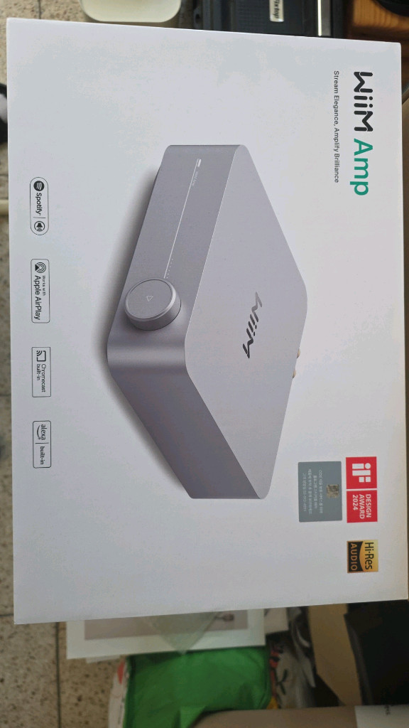 WiiM 앰프 실버--3