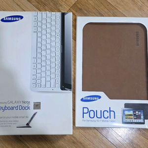갤럭시 노트 10.1 키보드 충전거치대 및 파우치 신품
