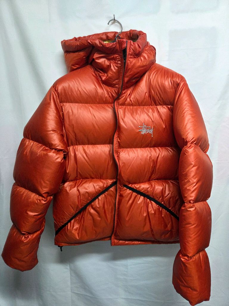 스투시 마이크로 립스탑 다운 파카 패딩 S 브릭--2