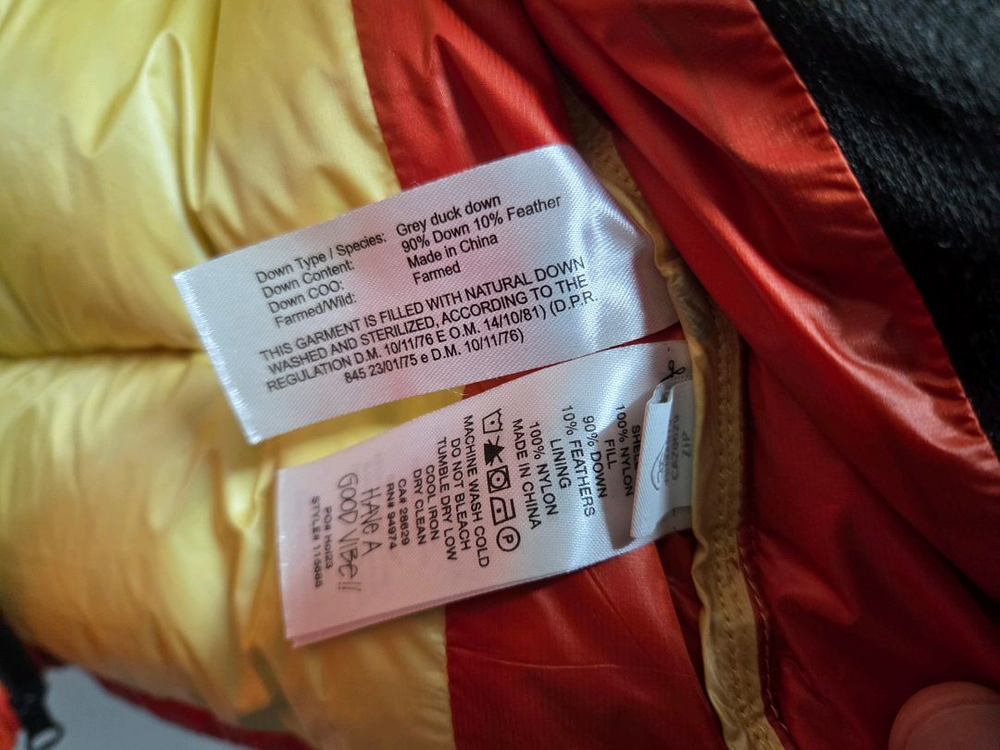 스투시 마이크로 립스탑 다운 파카 패딩 S 브릭--5