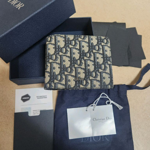 오블리크 패턴 반지갑