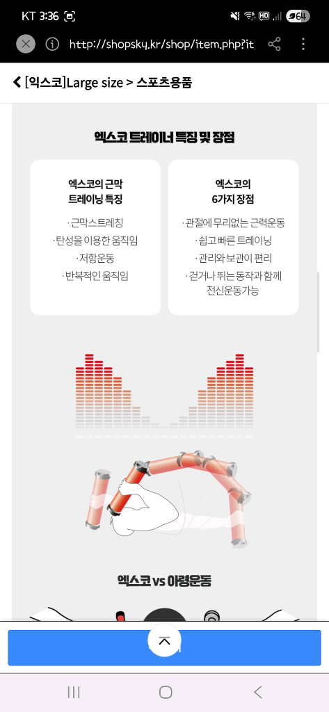 XCO 트레이너 (L,S) 사이즈 / 코어·근력·재활 운동기구 / 가방 포함--2
