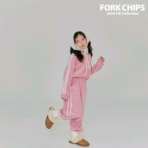 포크칩스 허니밴딩 맨투맨 팬츠 세트 jxl 새상품