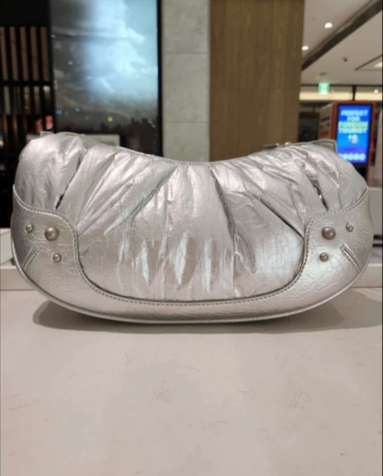 제이에스티나 실버 크로스/숄더백 (투웨이가능) 새상품--4