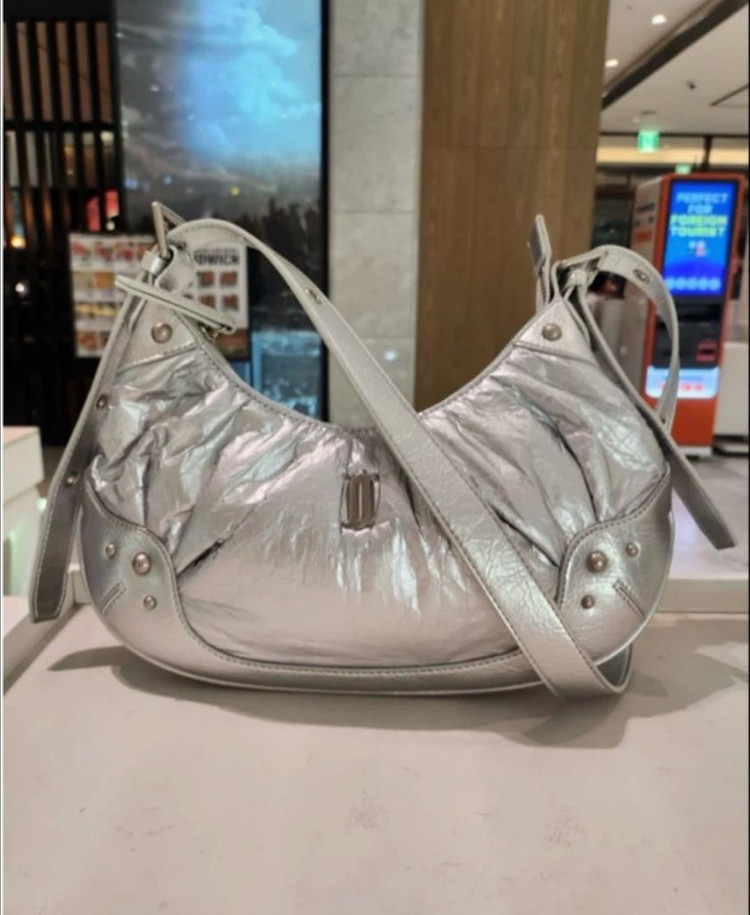 제이에스티나 실버 크로스/숄더백 (투웨이가능) 새상품--6