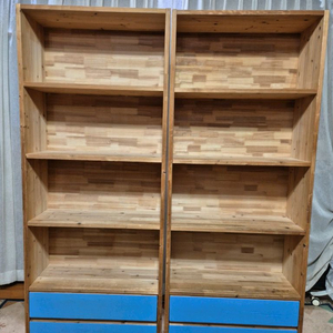 GERMANY 헤펠레 주문제작 원목책장세트