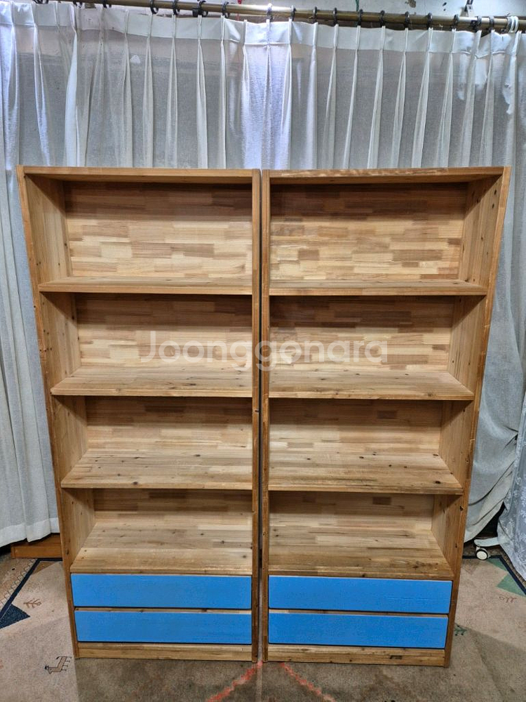 GERMANY 헤펠레 주문제작 원목책장세트--1