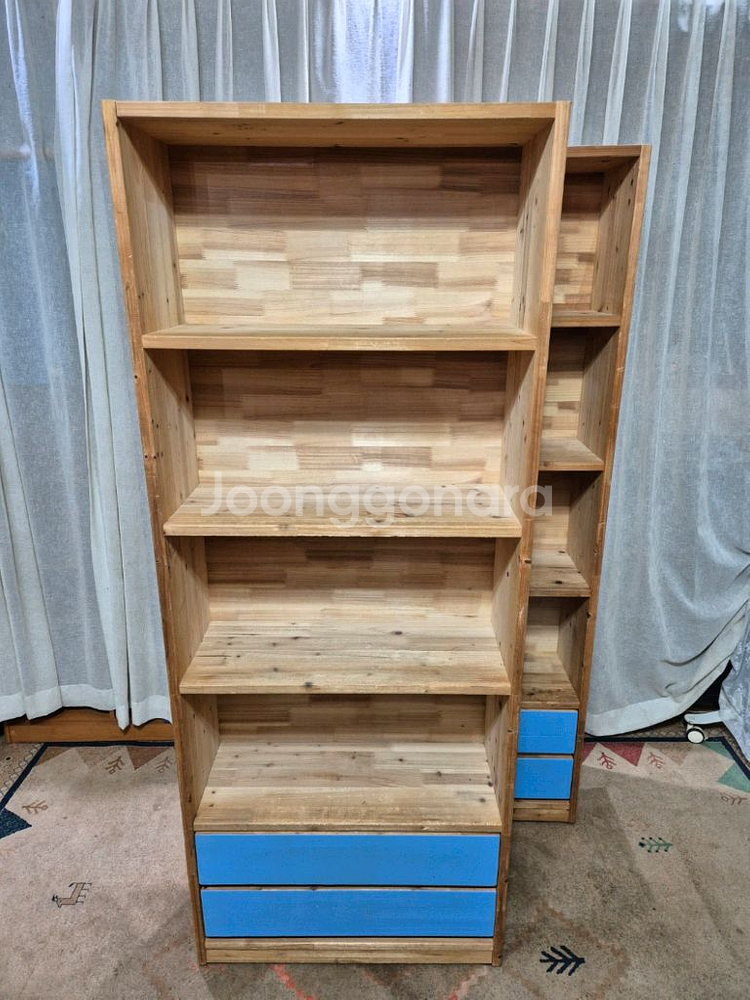 GERMANY 헤펠레 주문제작 원목책장세트--2