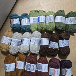 마리왈린 배색실 20볼 이미지