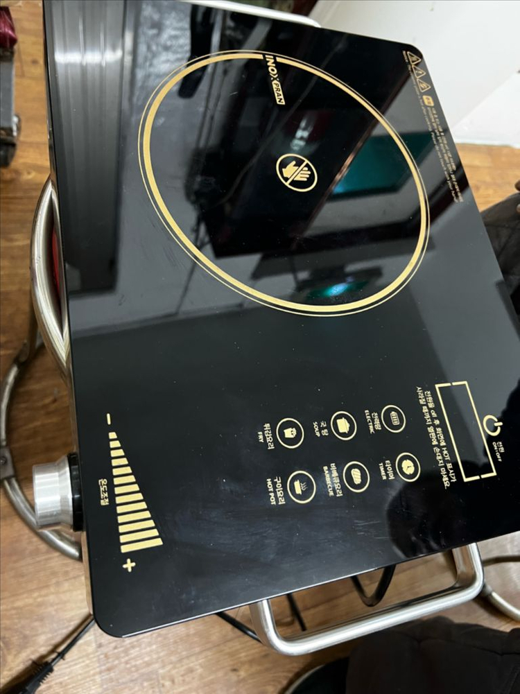 이녹스프란 1구 하이라이트 전기레인지 DF201DW + 인덕션그릴 이미지
