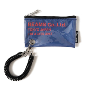 bPr BEAMS 빔즈 카드지갑 폴리우레탄 (미니파우치 xs)