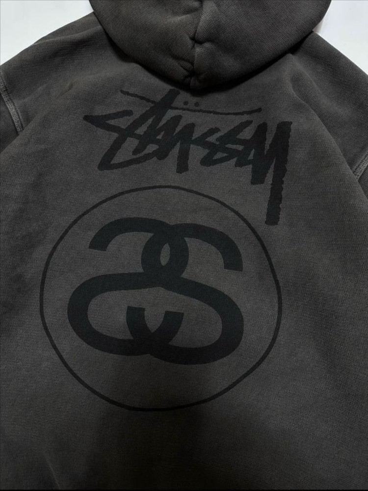 스투시 스탁 링크 피그먼트 타이드 후드집업 이미지