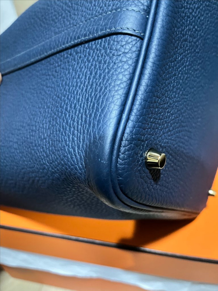 에르메스 피코탄22 블루드프뤼스 w각인 이미지