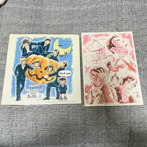 명탐정코난 특전 척안의잔상 원화보드 할로윈의신부 원화엽서