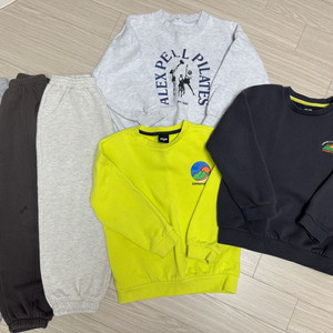 겨울 기모 맨투맨 및 조거바지 XL 일괄