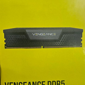 (64G)커세어 CORSAIR DDR5-6400 CL32 VENGEANCE BLACK 패키지 미개봉