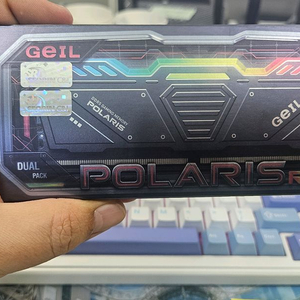 GeIL DDR5-5200 CL34 POLARIS RGB BLACK 패키지 (32GB(16Gx2)) (서린) 미개봉
