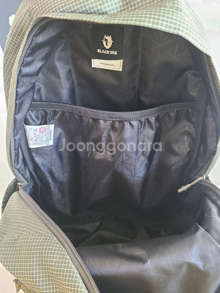 블랙야크 어스럭색 가방 등산가방 책가방--3