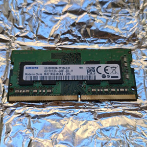 삼성 노트북용 DDR4 4GB 램