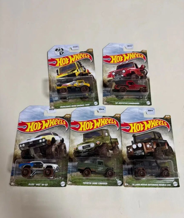 핫휠 트럭 SUV 세트 다이캐스트 토미카 매치박스 미니지티--1