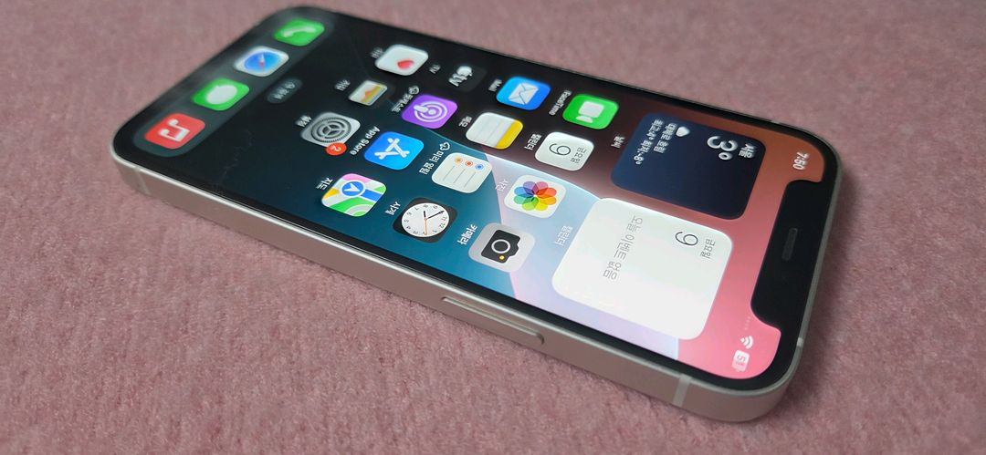 아이폰12미니 화이트초기화완료--3