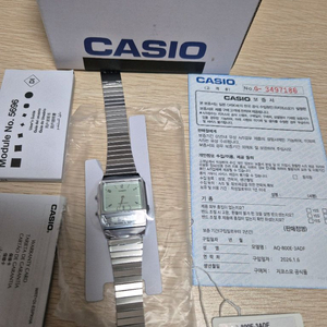 (새상품)카시오 아나디지 빈티지 시계 aq-800e