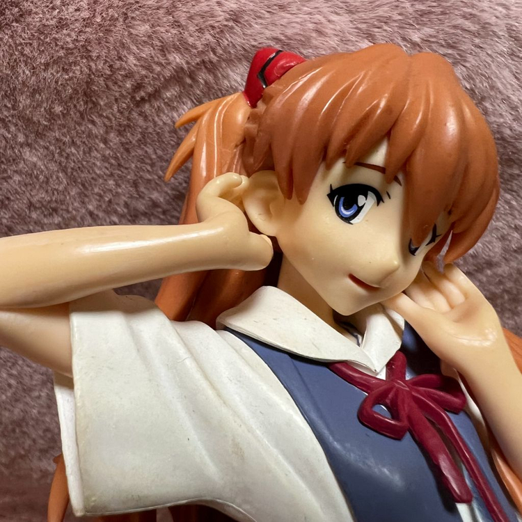 에반게리온 아스카 교복 세가 프리미엄 피규어--2