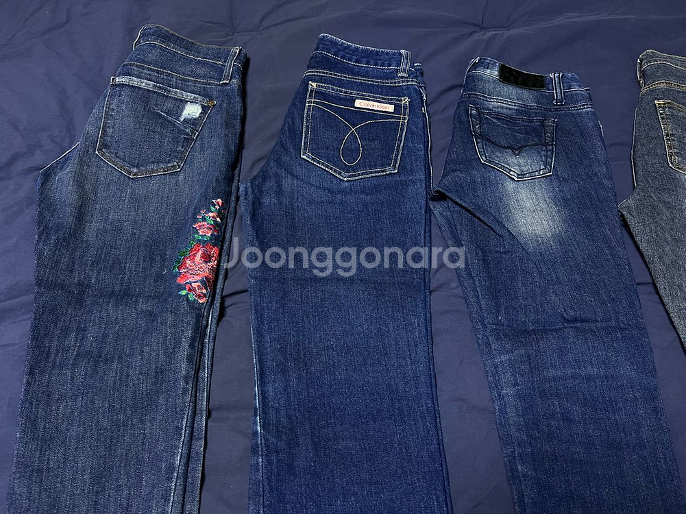 청바지 5벌 (25사이즈) 개별 가격 다름--1