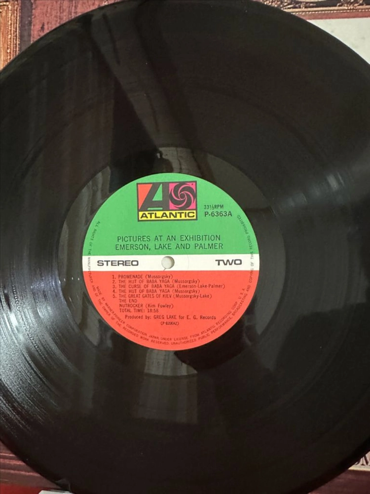 (민트급 알판)Emerson, Lake & Palmer Pictures At An Exhibition(LP) 이미지