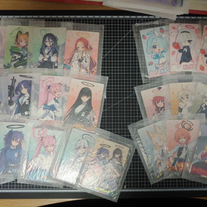 블루아카이브 GS25카드 웨하스와 젤리 전체세트 이미지