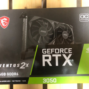MSI GeForce RTX 3050 VENTUS 2X 6GB