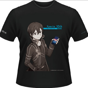 소드 아트 온라인 소아온 SAO 소니 엑스페리아 당첨품 티셔츠 티리토