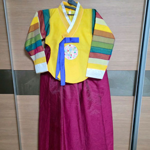 여아 색동 당의 저고리 한복 8호