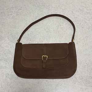 BY FAR 바이파 미란다백 스웨이드 브라운 이미지