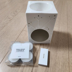 눈꽃무늬 아로마오일워머 티라이트