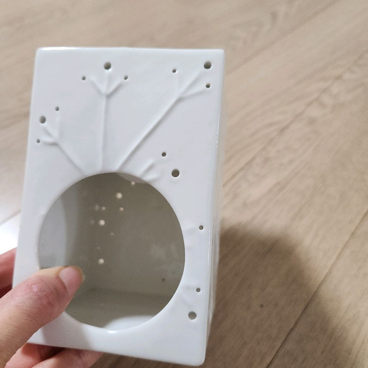 눈꽃무늬 아로마오일워머 티라이트--1