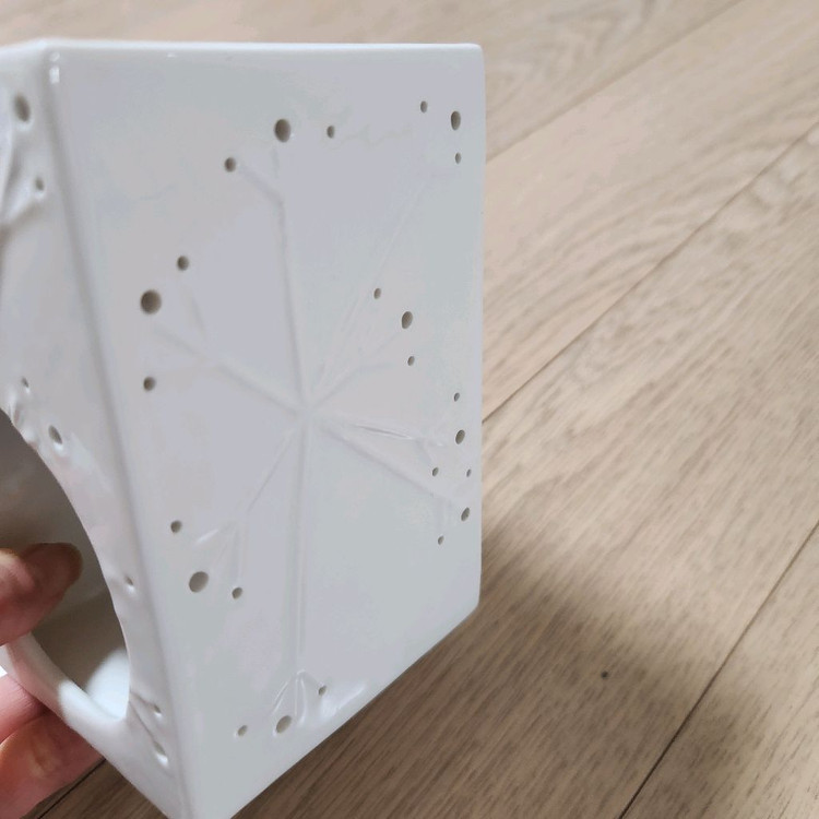 눈꽃무늬 아로마오일워머 티라이트--2